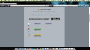 Conversion Finished On Mac Lion 10.7.4