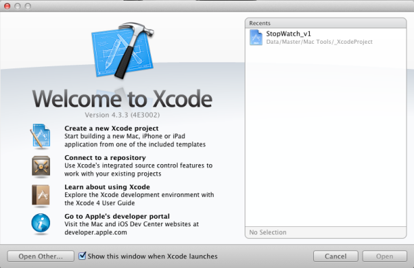 Display My Xcode Coding StopWatch