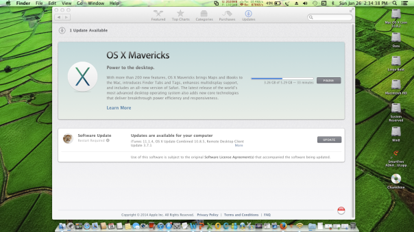 Upgrade Myhack 10.8.2 to Mavericks By Apple Store I