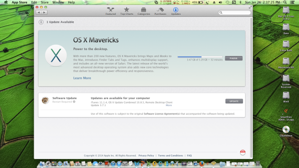 Upgrade Myhack 10.8.2 to Mavericks By Apple Store II