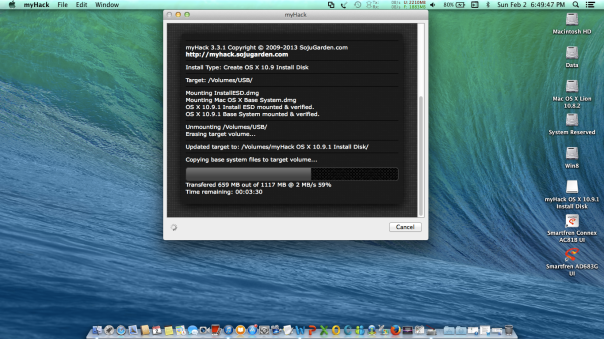 _ Run myHack VI (Processing Installer OS X Mavericks) On Asus A46C